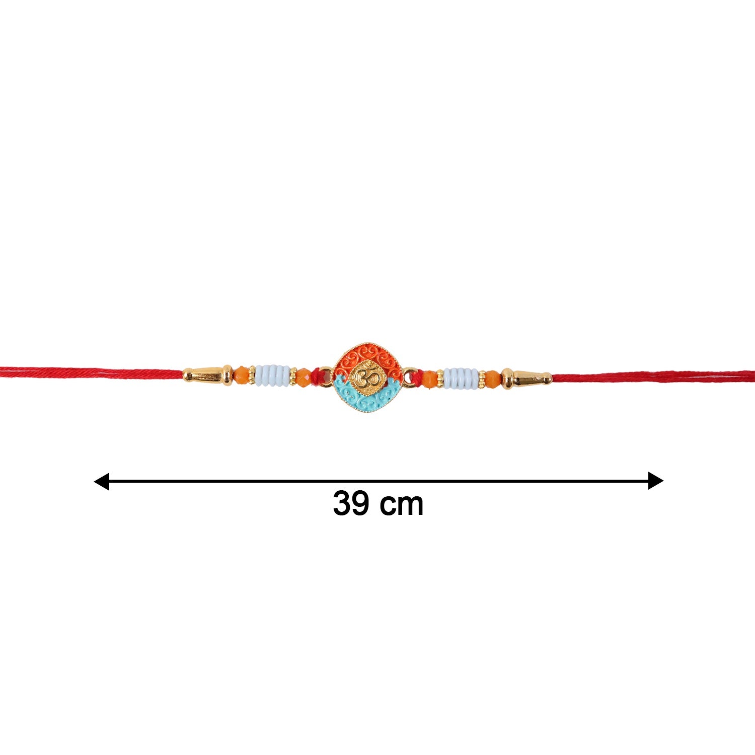 ALVENZA OM Symbol Rakhi – Traditional Style with Modern Elegance