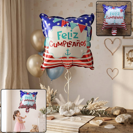 Feliz Cumpleanos Foil Birthday Balloon – Bright Party Decor