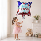 Feliz Cumpleanos Foil Birthday Balloon Bright Party Decor - Detail View 5