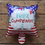 Feliz Cumpleanos Foil Birthday Balloon Bright Party Decor - Detail View 8