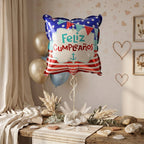 Feliz Cumpleanos Foil Birthday Balloon Bright Party Decor - Detail View 7
