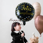 Feliz Cumpleanos Foil Balloon Bright Party Decor for Birthdays - Front View