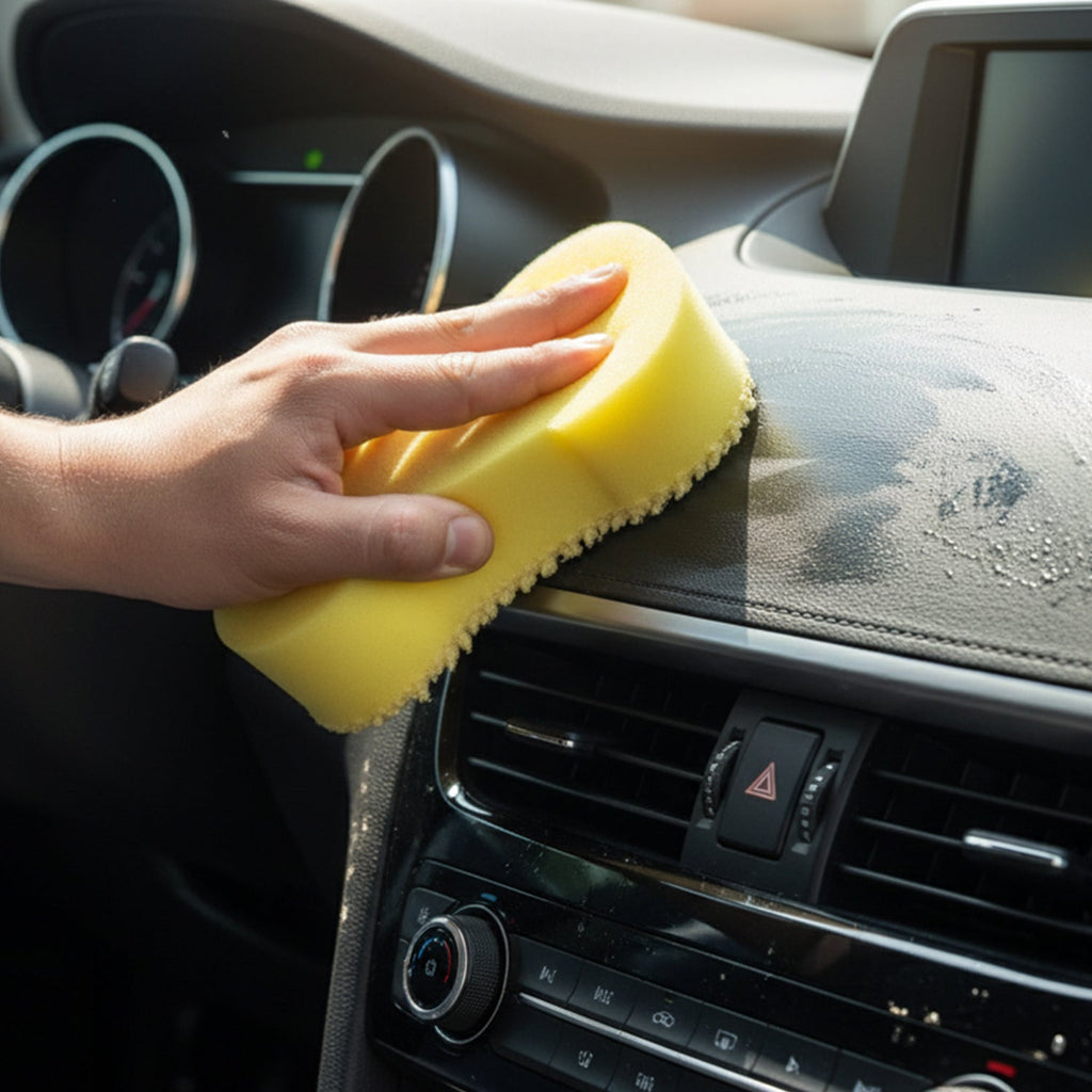 ALVENZA Microfiber Car Washing Sponge – Dual-Surface & Scratch-Free Finish