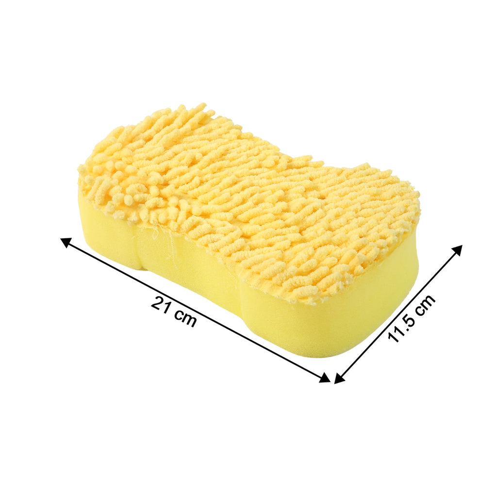 ALVENZA Microfiber Car Washing Sponge – Dual-Surface & Scratch-Free Finish