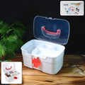 First Aid Box – Portable Medicine Storage with Tray | Organivo
