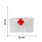 First Aid Box – Portable Medicine Storage with Tray | Organivo
