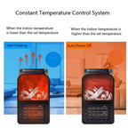 ALVENZA Electric Fireplace Heater – Realistic LED Flame | Deodap