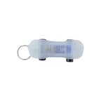 Mini Skateboard LED Keychain Light-Up Fun Accessory for Keys and Bags - Back View