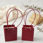 Foldable Flower Packaging Bag Reusable and Water-Resistant - Front View