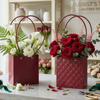 Foldable Flower Packaging Bag Reusable and Water-Resistant