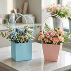 Flower Packaging Bag Foldable Waterproof Handle for Gifts - Detail View 7