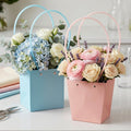 Flower Packaging Bag Foldable Waterproof Handle for Gifts