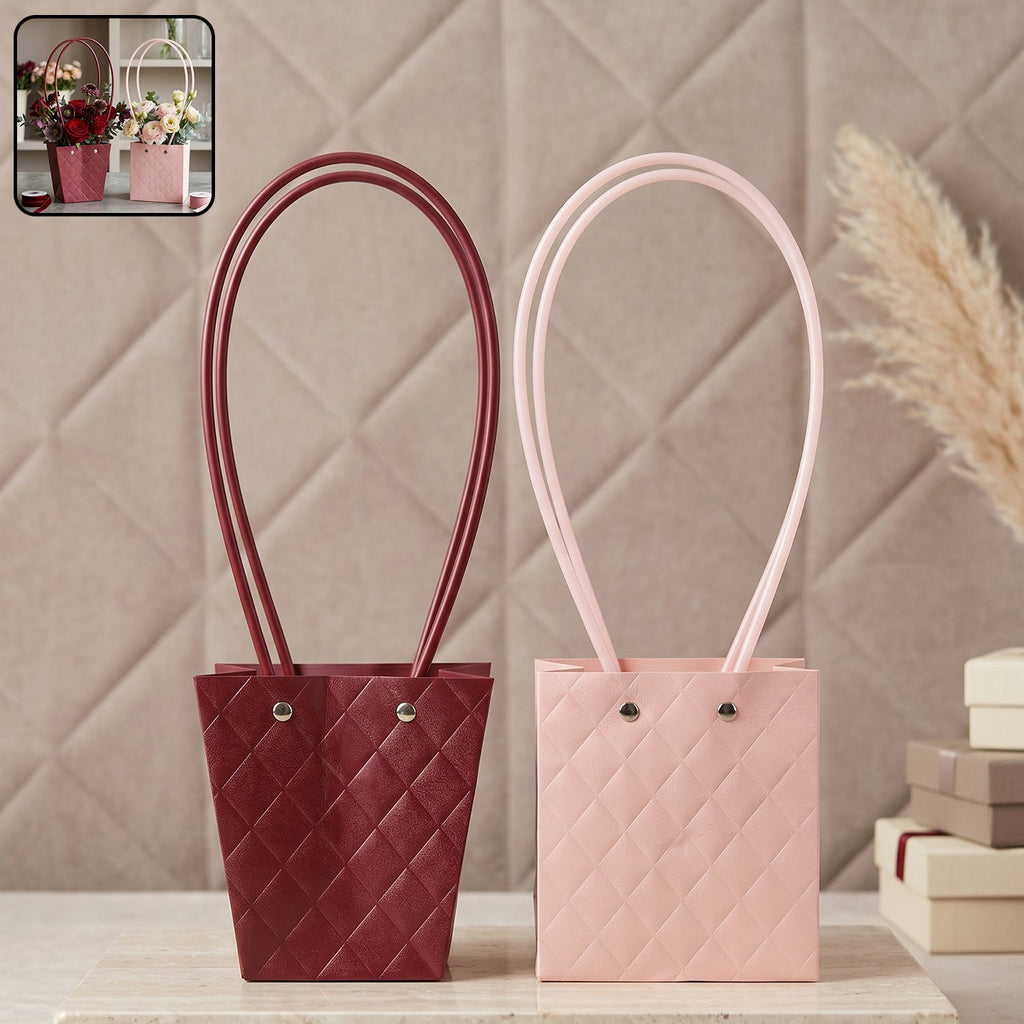 Foldable Flower Packaging Bag Elegant & Water-Resistant Design - Detail View 7