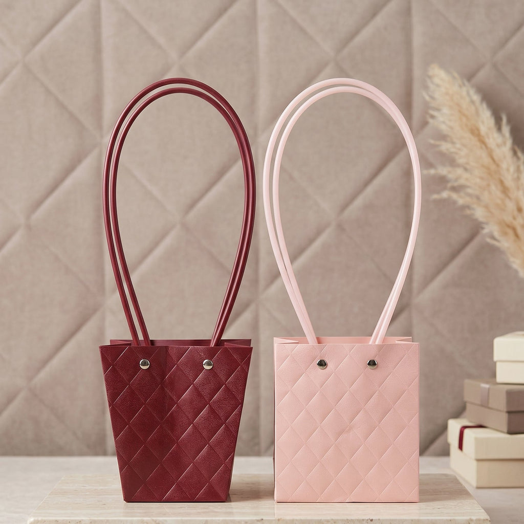 Foldable Flower Packaging Bag Elegant & Water-Resistant Design - Detail View 8
