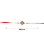 ALVENZA Mini Lord Ganesha Rakhi – Elegant Traditional Festive Accessory