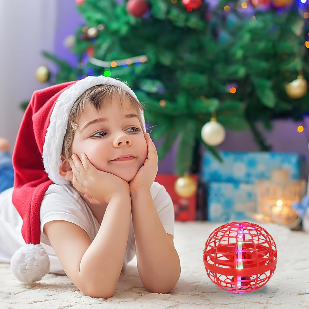 ALVENZA Flying Ball Toy – RGB Lights, 360° Rotation & USB | Spark Tots
