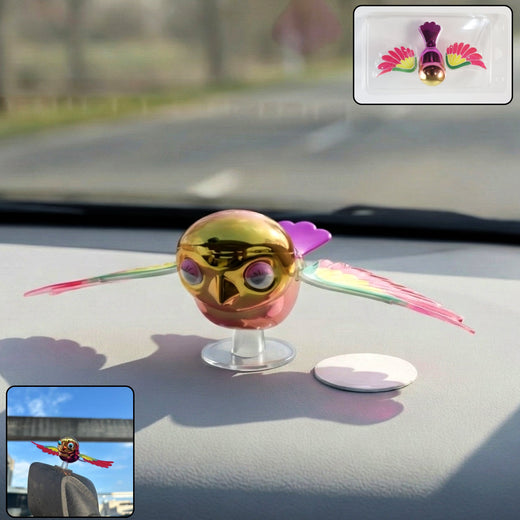Wind Flying Bird Dashboard Decoration – Lifelike Wing Motion