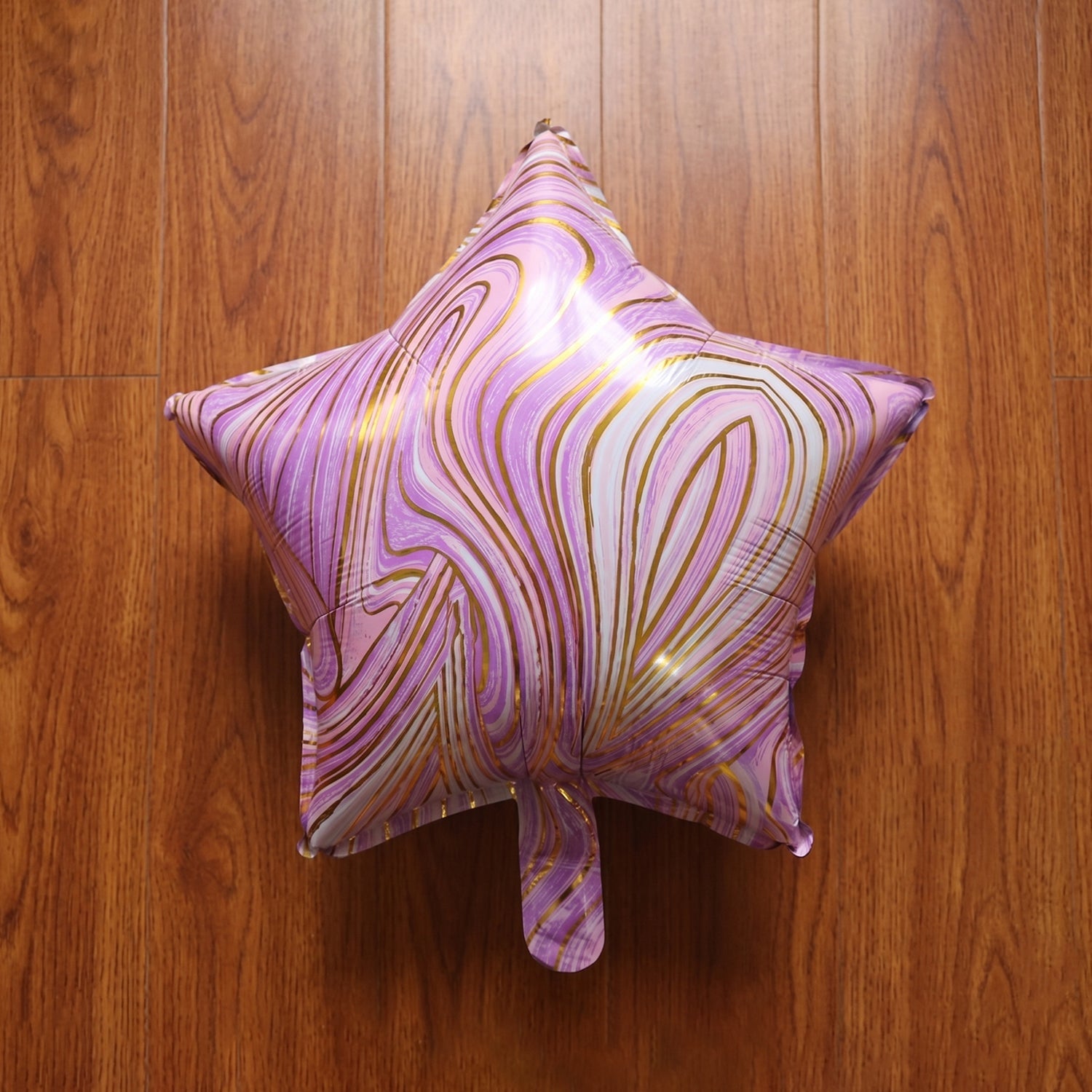 Star Marble Foil Balloon Bright Party Decor for Celebrations - Detail View 8