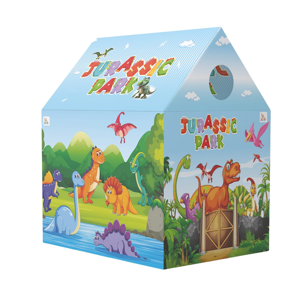 ALVENZA Kids Play Tent House – Dinosaur Theme Foldable Indoor Outdoor Fun