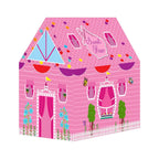 ALVENZA Kids Play Tent House – Pink Foldable Design for Indoor & Outdoor Fun