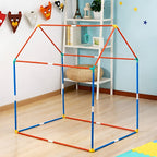 ALVENZA Kids Play Tent House – Pink Foldable Design for Indoor & Outdoor Fun