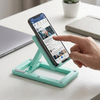 ALVENZA Foldable Mobile Phone Stand – Adjustable & Non-Slip for Comfortable Viewing