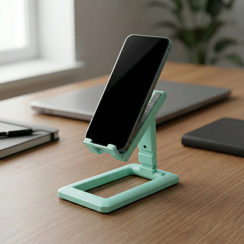 ALVENZA Foldable Mobile Phone Stand – Adjustable & Non-Slip for Comfortable Viewing