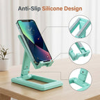 ALVENZA Foldable Mobile Phone Stand – Adjustable & Non-Slip for Comfortable Viewing