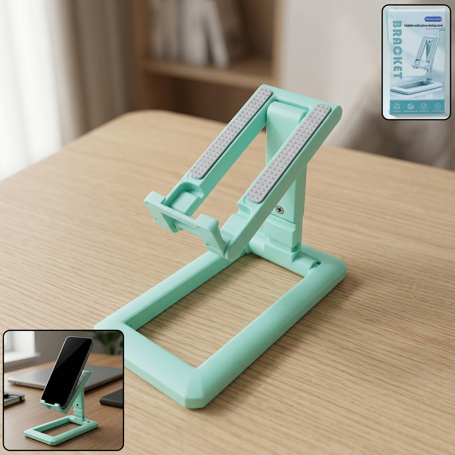 ALVENZA Foldable Mobile Phone Stand – Adjustable & Non-Slip for Comfortable Viewing