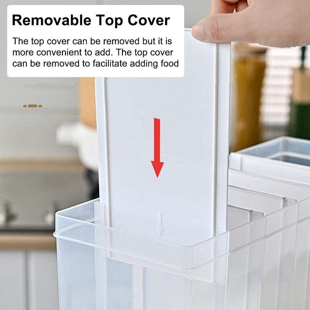 ALVENZA Easy Flow Cereal Dispenser – 3-in-1 Wall Mount Storage | CookAura