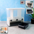 ALVENZA Easy Flow Cereal Dispenser – 3-in-1 Wall Mount Storage | CookAura
