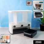 ALVENZA Easy Flow Cereal Dispenser – 3-in-1 Wall Mount Storage | CookAura