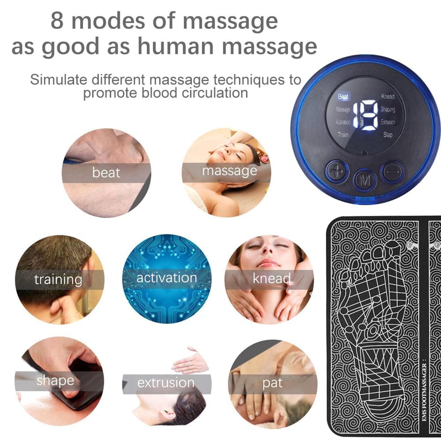 EMS Foot Massage Mat – USB Powered Relaxation & Recovery