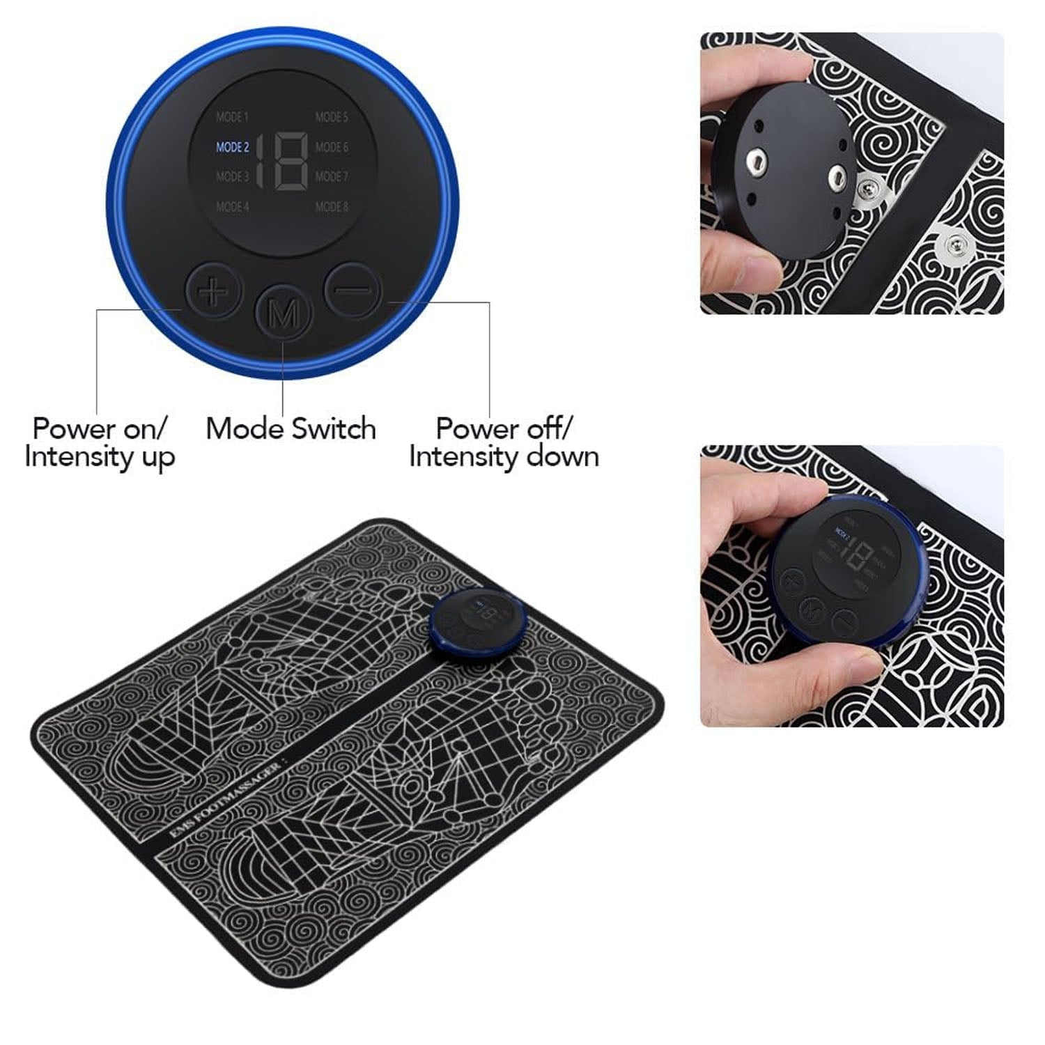 EMS Foot Massage Mat – USB Powered Relaxation & Recovery