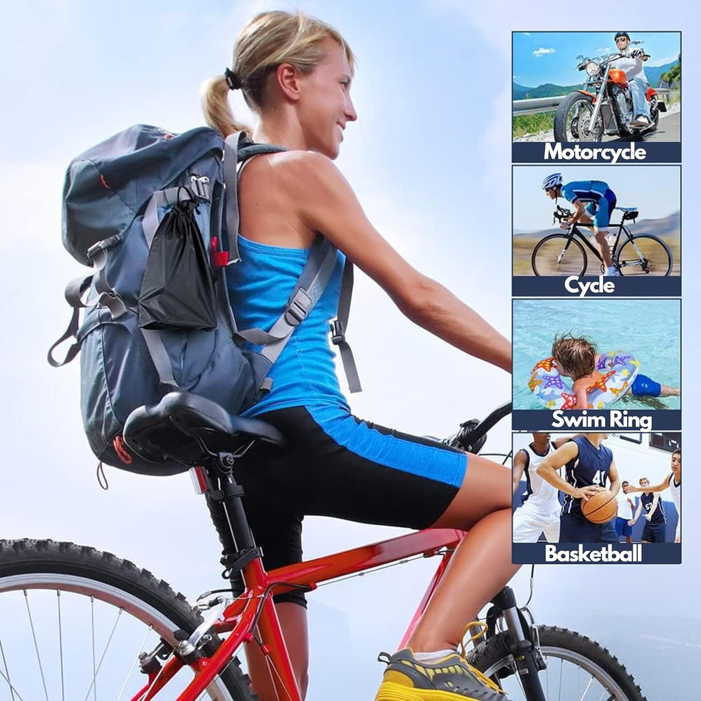 ALVENZA Foot Air Pump – High Pressure & Portable | Velvet Wheels