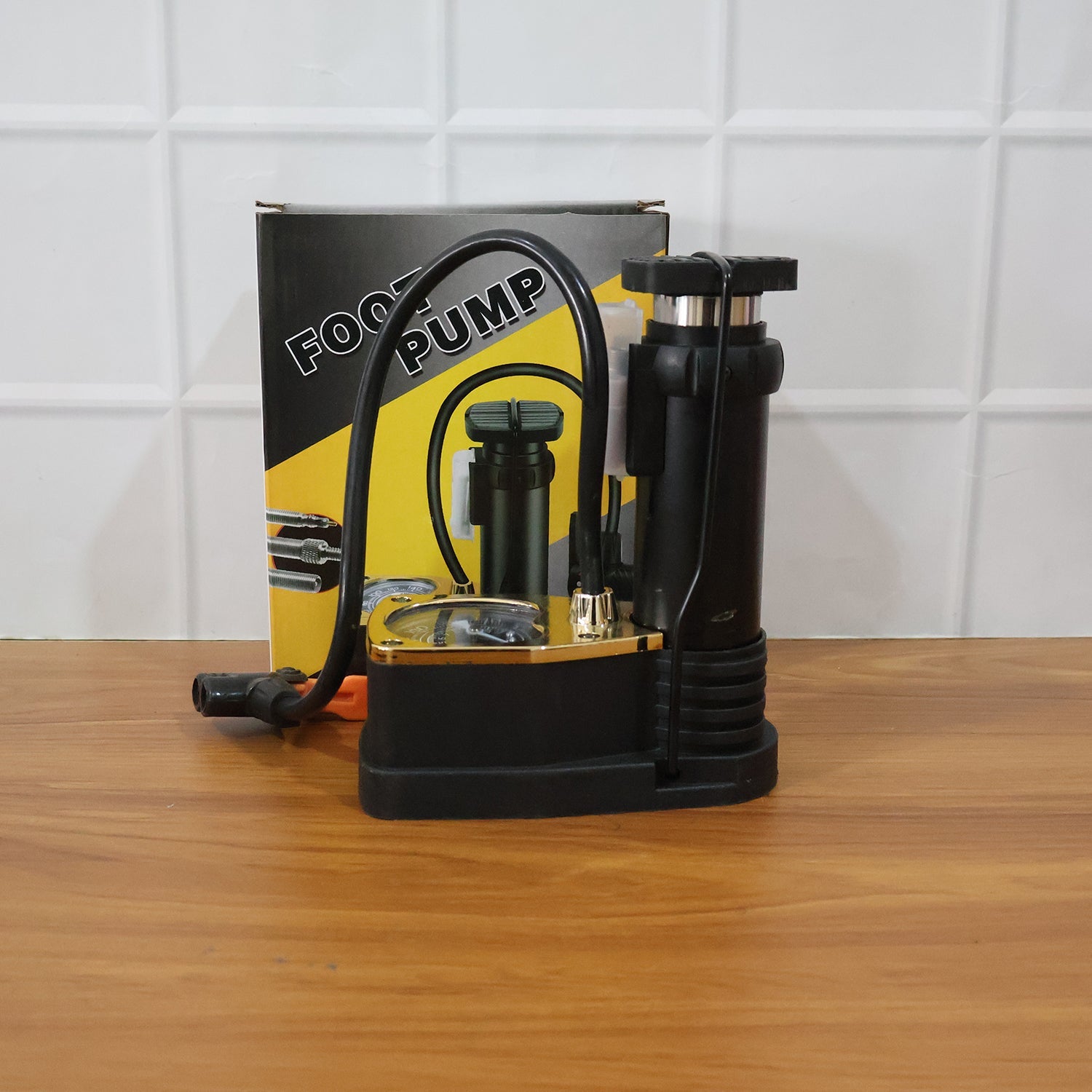 ALVENZA Foot Air Pump – High Pressure & Portable | Velvet Wheels