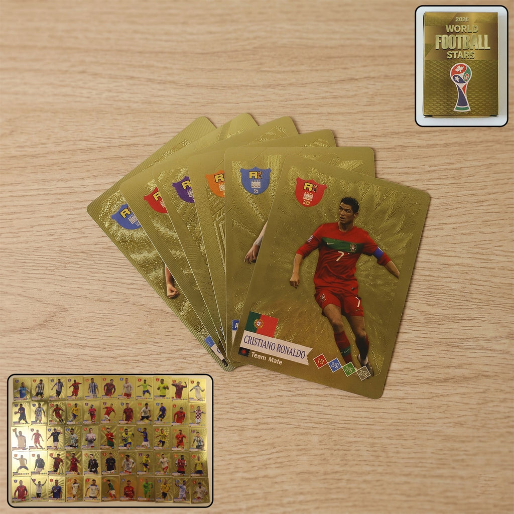Football Trading Cards Set Premium Collectible for Fans and Enthusiasts