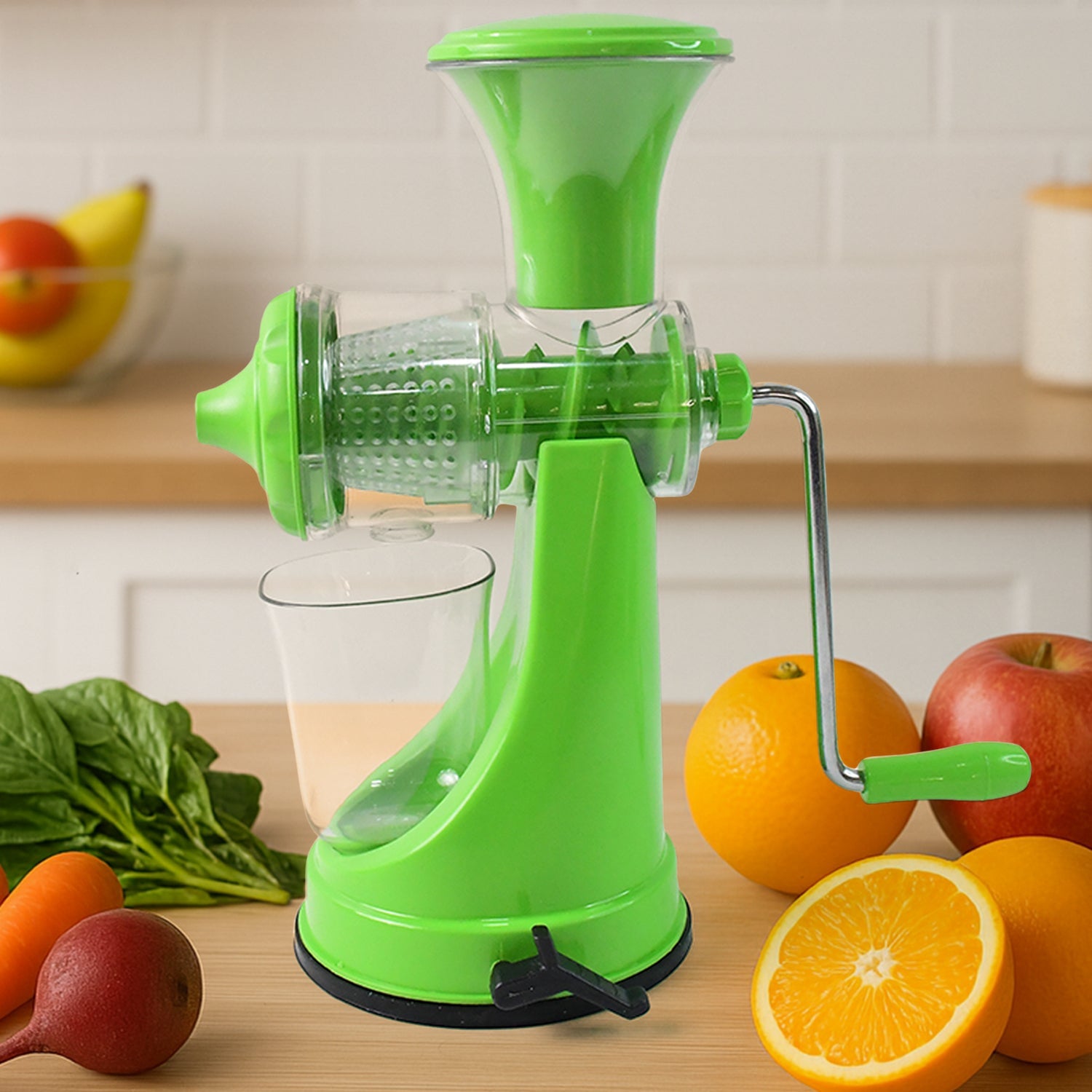 ALVENZA Manual Hand Press Juicer – Durable Cold Press Juice Extractor