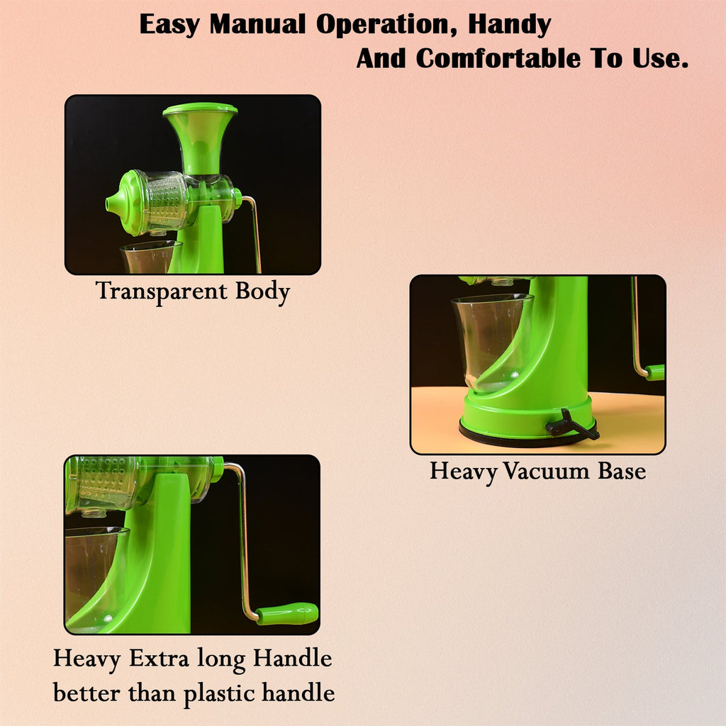 ALVENZA Manual Hand Press Juicer – Durable Cold Press Juice Extractor