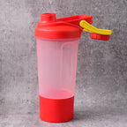 Gym Shaker Bottle 550ml – Leak-Proof with Mixing Ball