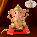 ALVENZA Solar-Powered Dancing Ganesha Idol – Eco-Friendly Spiritual Décor