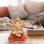 ALVENZA Solar-Powered Dancing Ganesha Idol – Eco-Friendly Spiritual Décor
