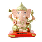ALVENZA Solar-Powered Dancing Ganesha Idol – Eco-Friendly Spiritual Décor
