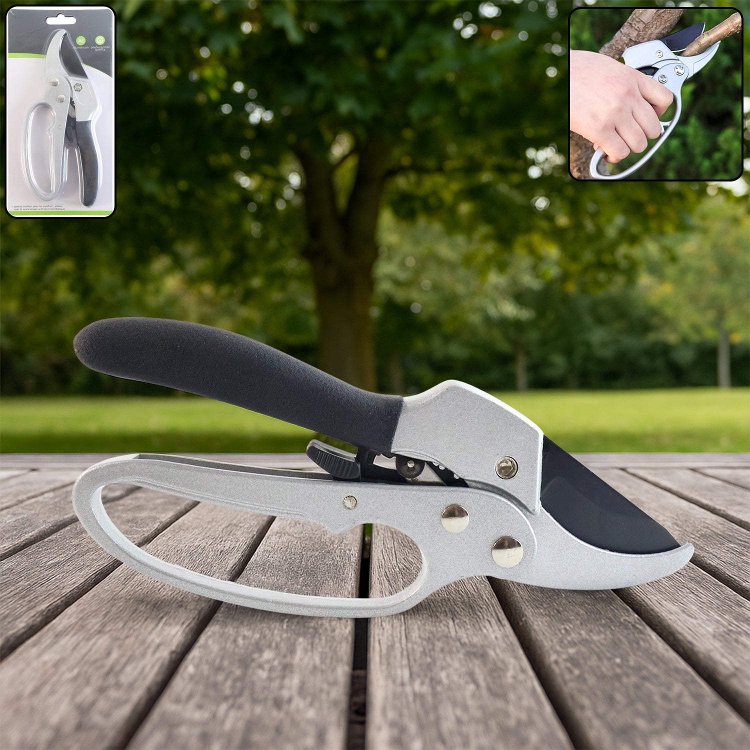 Gardening Pruning Shears Ergonomic, Sharp SK-5 Blades