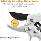 Gardening Pruning Shears Ergonomic, Sharp SK-5 Blades - Front View
