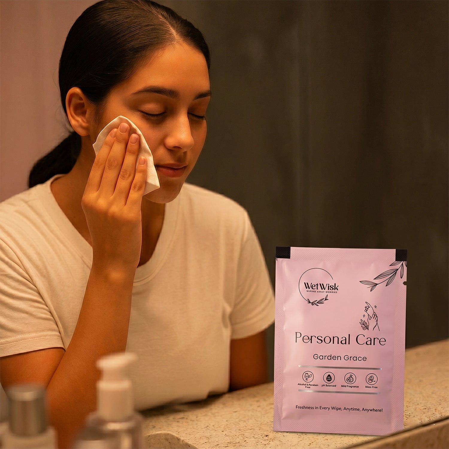 Personal Care Wet Wipes Gentle Face & Body Cleansing - Detail View 8