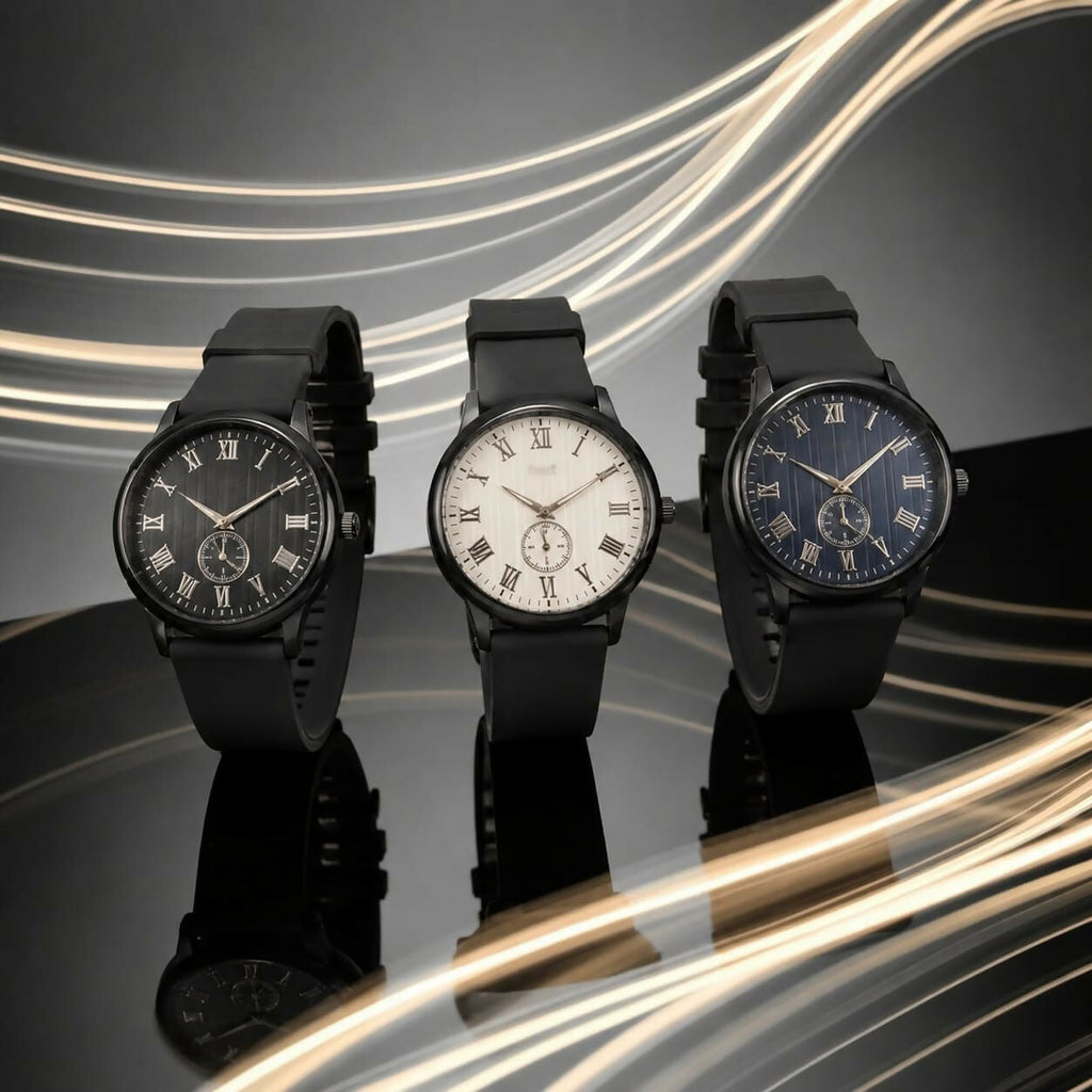 Analog Wrist Watch – Classic Roman Dial & Stylish Design