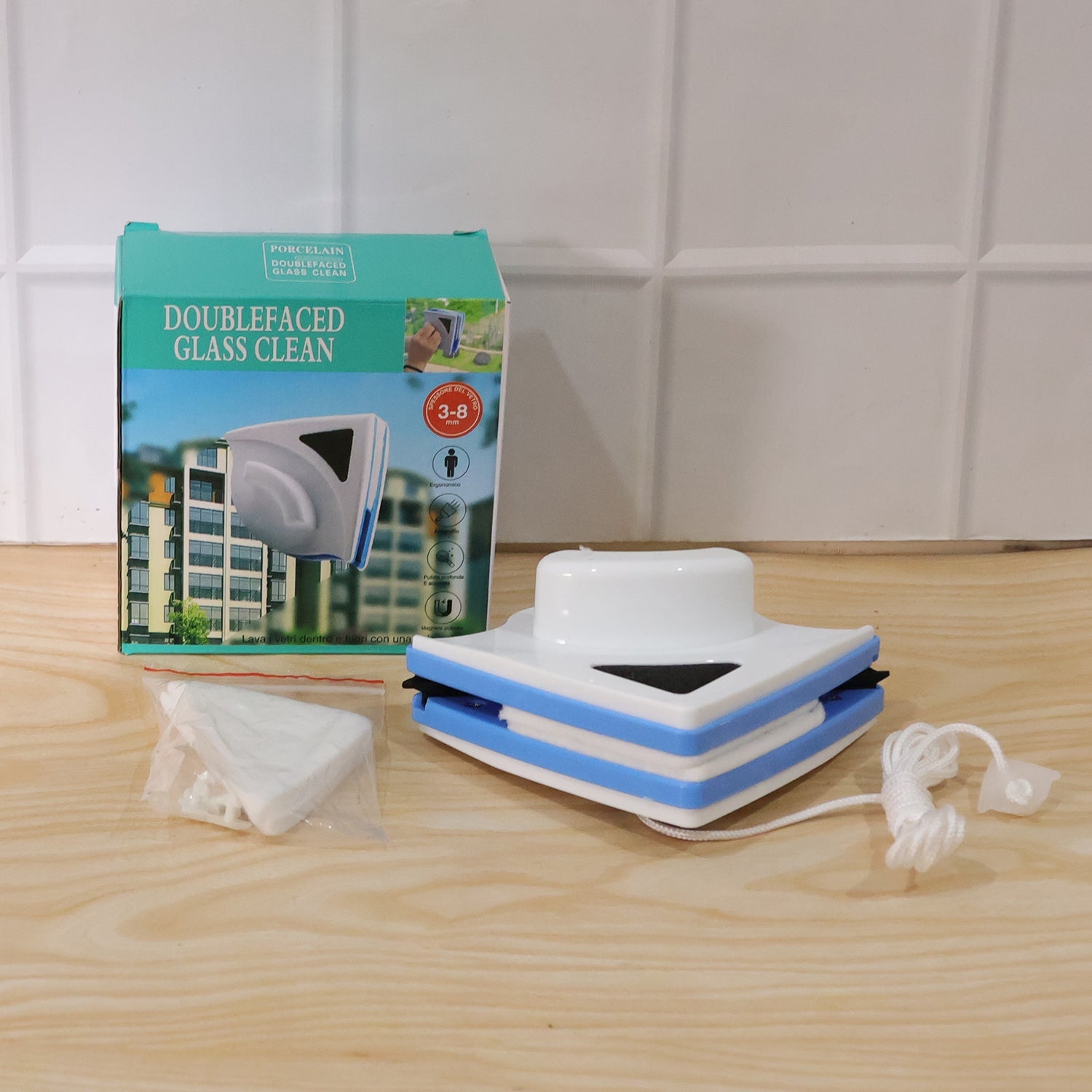 Double-Sided Magnetic Window Cleaner – Effortless Inside & Outside Cleaning