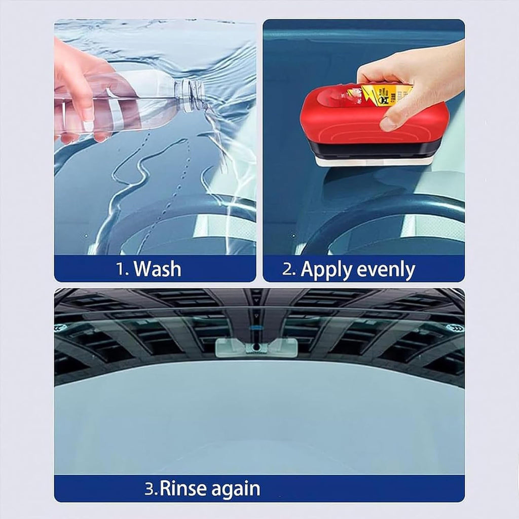 ALVENZA Car Windshield Glass Cleaner Sponge – 2-in-1 Water Wiper Tool