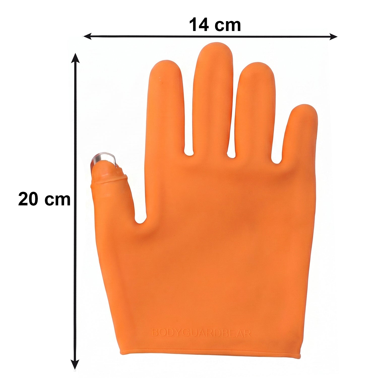 Silicone Gloves Hand Protection with Built-in Finger Guard - Detail View 6